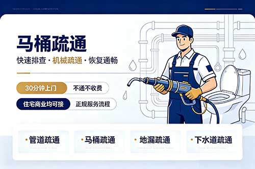 潜江马桶疏通