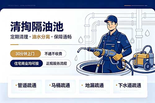 潜江清掏隔油池